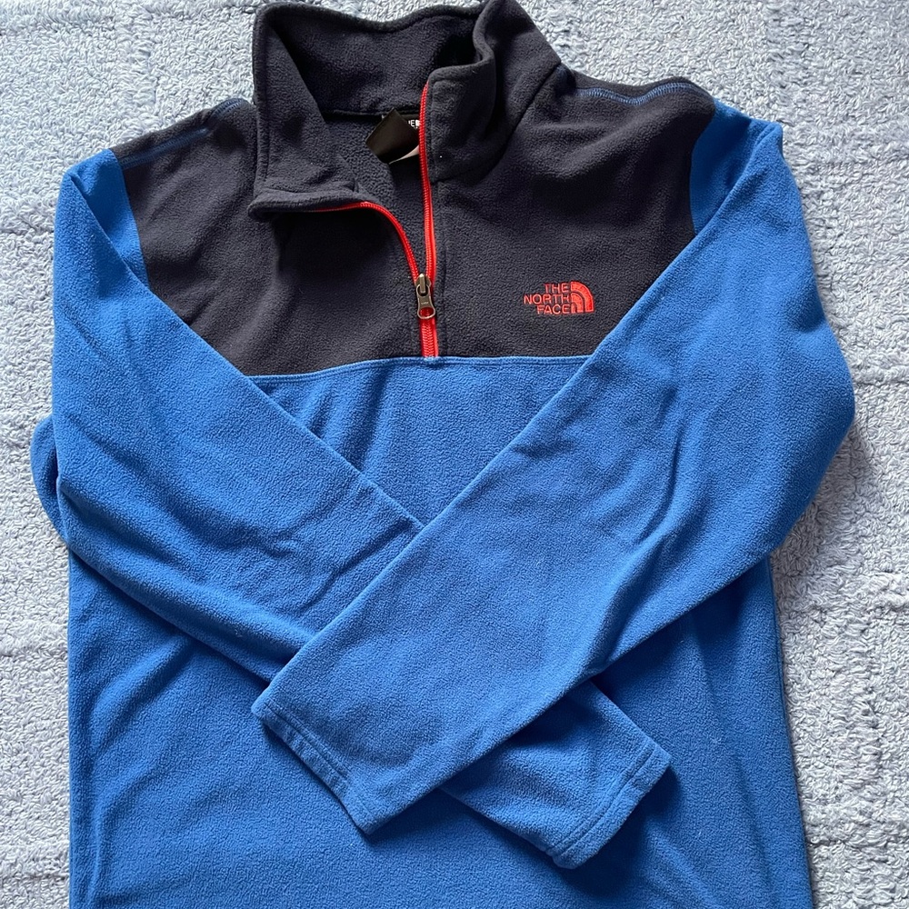 North Face Boys Fleece Quarter Zip size XL